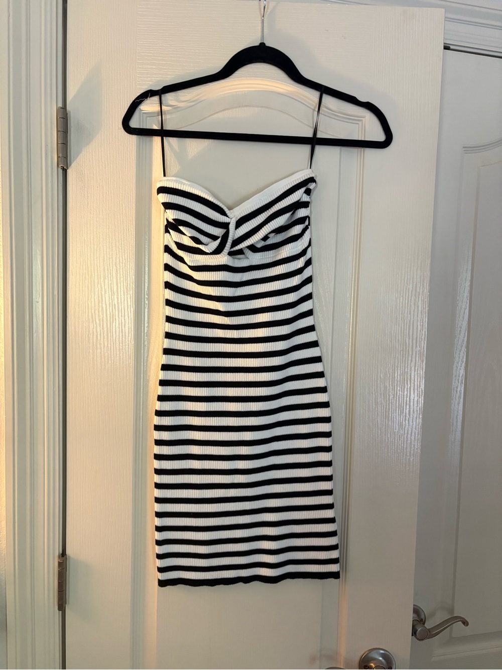 Striped Black & White H&M Dress